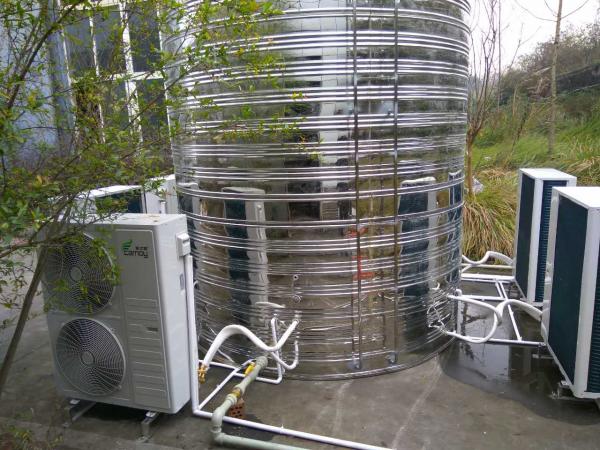 成都绿建.四川云飞空气能热泵热水系统安装案例